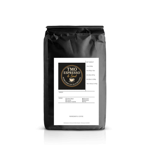 Espresso & Soul Signature Blend medium roast coffee beans